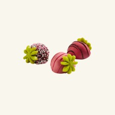 3 Marzipan Strawberries - bag 130g